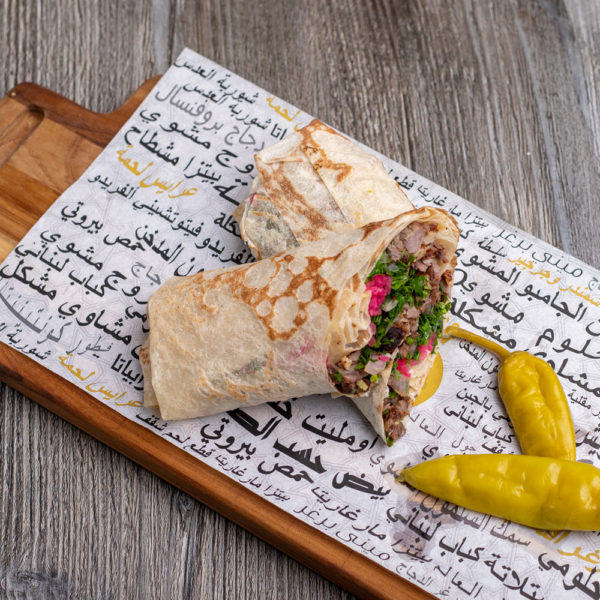 Meat Shawarma in Saj